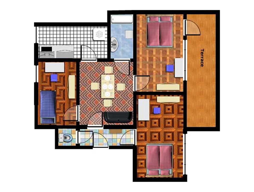 Apartments Vorsilska Praag Kamer foto